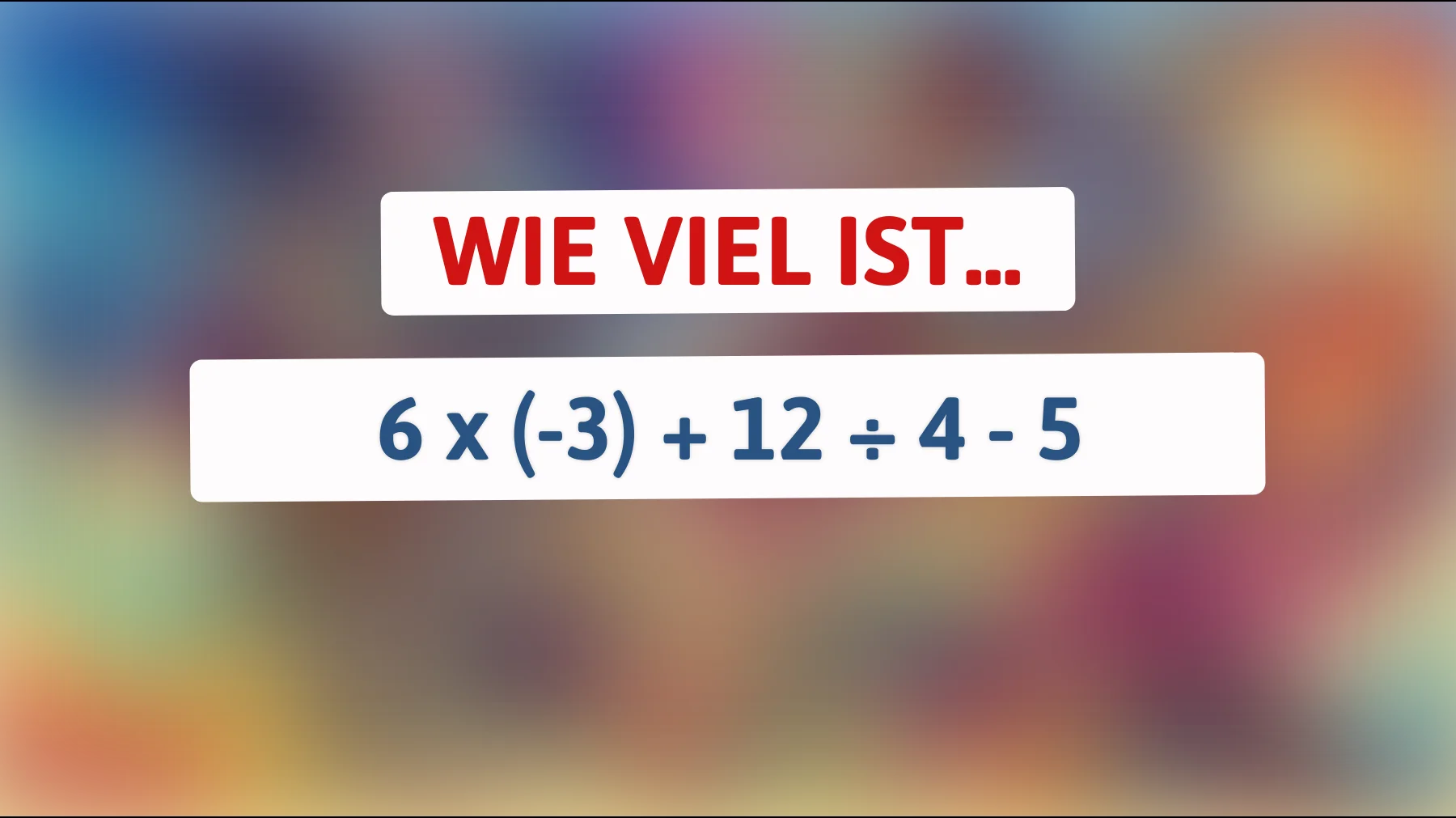 Nur 1% der Menschen können es lösen: Kannst du dieses mathematische Rätsel knacken?"