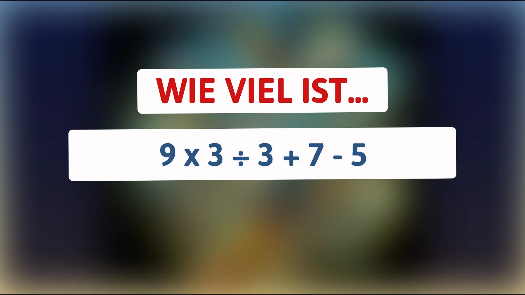 Teste dein Genie: Kannst du dieses knifflige Mathe-Rätsel schneller lösen als ein Taschenrechner?"